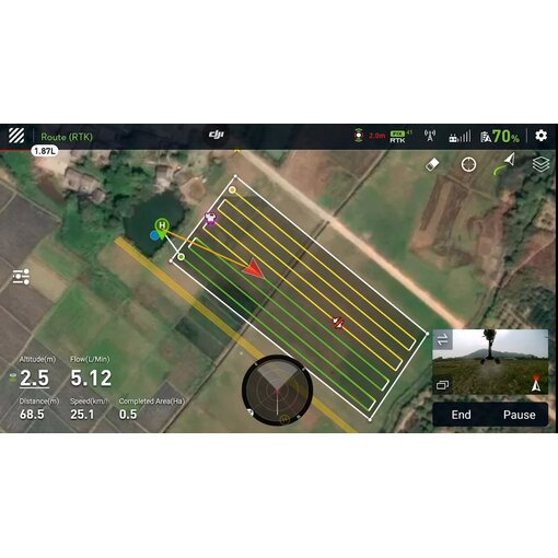 DJI Agras T30 Weinbau